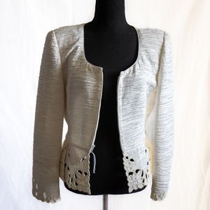 Mary McFadden Silk Evening Jacket Sz 10